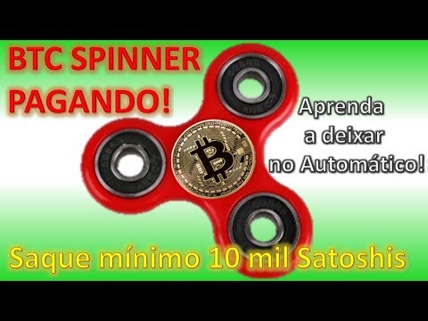 BTC Spinner - Nova Maneira de Ganhar Bitcoins - Saque Mínimo de 10 Mil Satoshis!