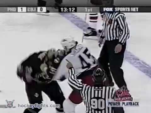 Darcy Hordichuk vs Jody Shelley