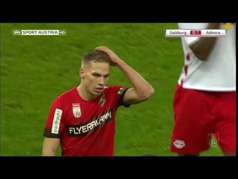 tipico Bundesliga Runde 16: FC Red Bull Salzburg vs. Admira Wacker 0:1 (Video-Highlights)