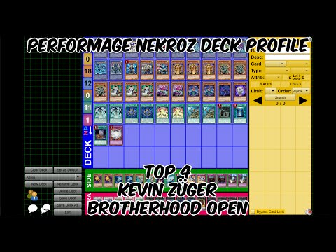 Performage Nekroz Top 4 Deck Profile - Kevin Zuger - BROTHERHOOD OPEN!