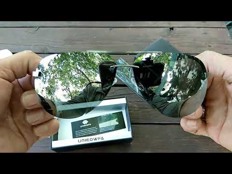 Солнцезащитные поляризованные очки авиаторы UNIEOWFA / Sunglasses Polarized Aviators UNIEOWFA