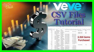 VeVe CSV Files - Find Out How Many Gems You