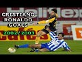Cristiano Ronaldo ✅ 5 OFFICIAL GOALS ✅ Sporting 2002 / 2003 (With Commentaries)