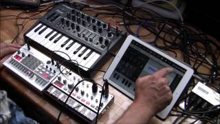 Sidtracker 64 meets Volca Sample and Volca Bass and Microbrute