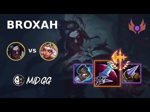 MID.GG: [ Broxah ] Kayn JUNGLE vs Qiyana | EUW MASTER | LOL Season 2025