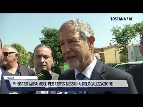 2023-07-18 PISTOIA - MINISTRO MUSUMECI, PER CROSS NESSUNA DELOCALIZZAZIONE