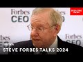 Steve Forbes Makes Major Prediction About 2024 Election: Why Trump-Biden Match Won't Happen
