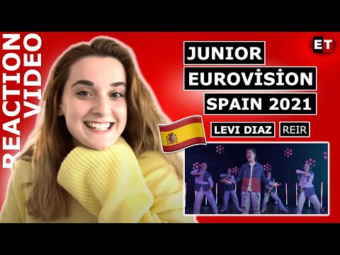 REACTION • Levi Díaz - Reír (Junior Eurovision 2021 🇪🇸 Spain)