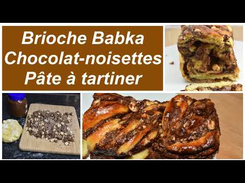 Recette de la brioche "BABKA" au chocolat fourrée de noisettes et de pâte à tartiner - UN DELICE