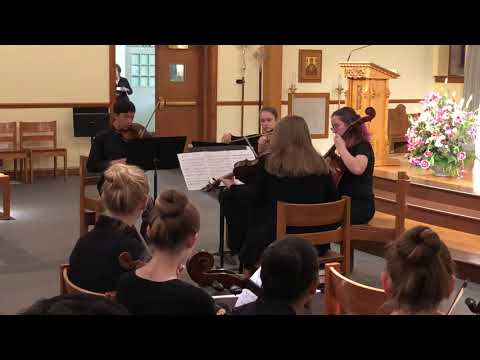 Crescendo Quartet playing Ravel’s String Quartet in F Major - Allegro Moderato