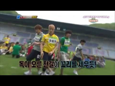 [110528] INFINITE dancing BEFORE THE DAWN (BTD) cut - 100 Points Out Of 100 (Oh My School).flv