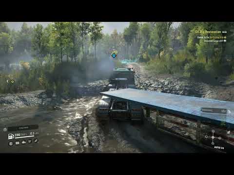 SnowRunner Oil Rig Restoration 4K