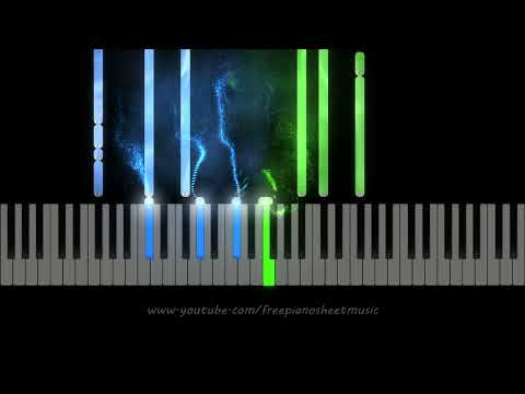 Coldplay "Ink" Piano Version, Synthesia Tutorial, Sheet Music