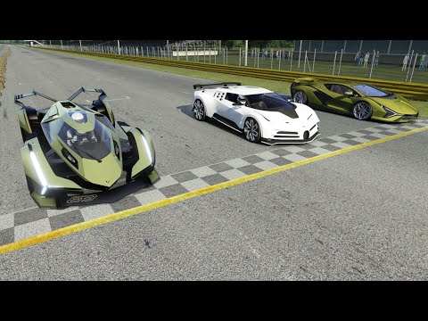Bugatti Centodieci vs Lamborghini Sian vs Lamborghini V12 Vision GT