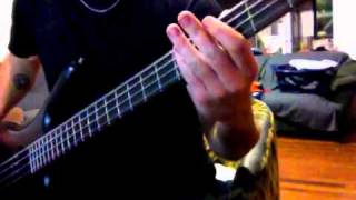 Shadows fall thoughts without words bass cover