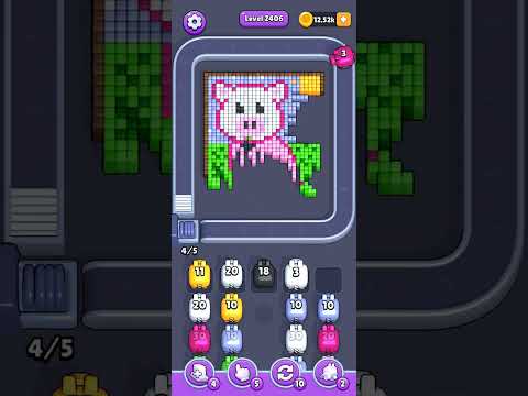 Pixel Flow Level 2406 Walkthrough