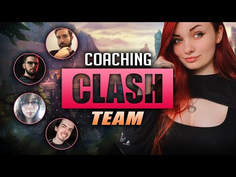 Coaching my Clash team ft. VaporaDark, Vicksy, Maxlore and Foxdrop || MSF Proxyfox