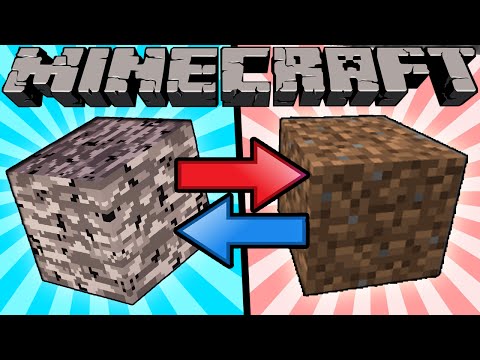 If Bedrock and Dirt Switched Places - Minecraft