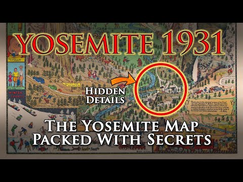 The Yosemite Map Packed With Secrets | Jo Mora’s 1931 Masterpiece