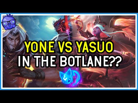 Both ADC's troll with this Yone v Yasuo botlane matchup - Soraka Support - League of Legends