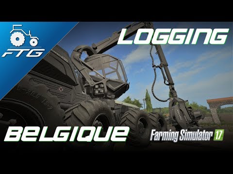 CRAZY Logging on Belgique Profonde FS 17 PC - 🔴Live Gameplay