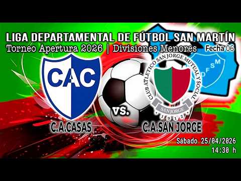 260425 LDFSM Torneo Apertura 2026 | C.A.Casas vs C.A.San Jorge