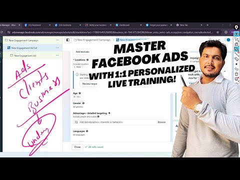 Live Google ads facebook ads Personalized Training 0nly at 9999
