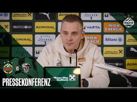 Pressekonferenz vor dem Spiel gegen den Wolfsberger AC