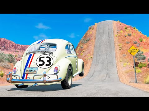 Cars vs Giant Bulge #2 - BeamNG DRIVE | SmashChan