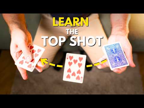 How to Do the Top Shot | Shoot Cards Like a Pro (Advanced Card Magic)