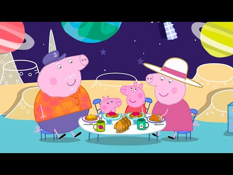 Breakfast In The Space Cafe 🪐 | Peppa Pig Official Full Episodes