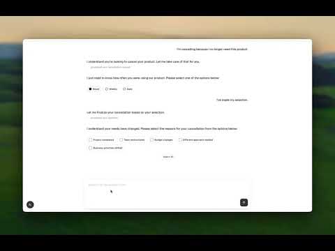 Tambo Conversational Form Demo