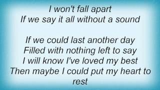 Shedaisy - Without A Sound Lyrics