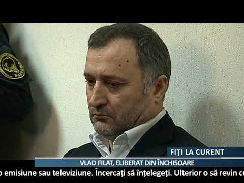 Vlad Filat a fost eliberat azi din detenție