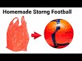 How To Make Football With Balloons At Home DIY Football Homemade Football Football Making At Home