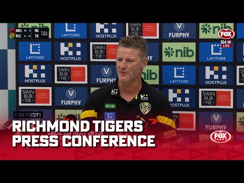 Richmond Tigers Press Conference | Round 6, 24/04/2023 | Fox Footy
