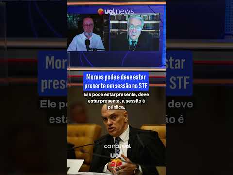 Alexandre de Moraes pode e deve estar presente em sessão do STF, afirma Maierovitch