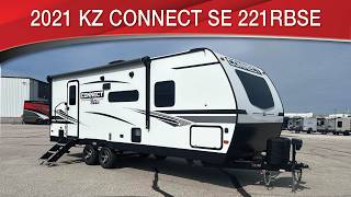 A preview image of the linked video showcasing 2021 KZ Connect SE 221RBSE