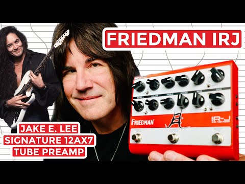 Friedman IR-J Jake E. Lee Signature Dual Tube Preamp 2024 - Present - Red / White image 9
