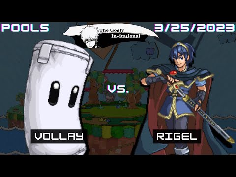 Vollay (Bag) vs. Rigel (Marth) - SSF2 Pools - The Godly Invitational