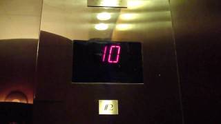 preview picture of video 'Otis Traction elevator @ Wachovia Tower Roanoke VA'