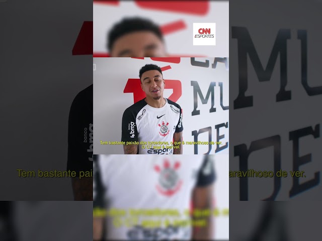 Lingard fala pela primeira vez como jogador do Corinthians: "Mágico" | CNN ESPORTES