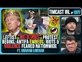 Leftist NO KINGS Protest Begins Antifa EMBEDS Riots Violence FEARED Nationwide Timcast IRL