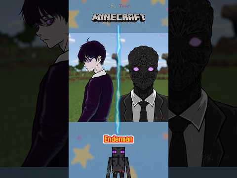 Minecraft Enderman Scary & Human Version Transformation | Minecraft Animation