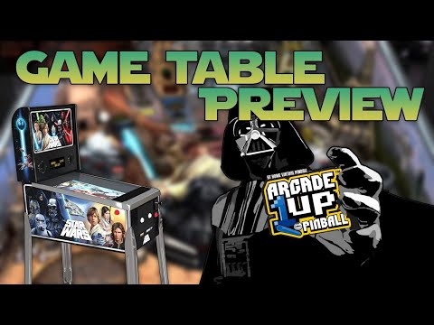 Arcade1Up Star Wars Pinball Game Table Preview - YouTube