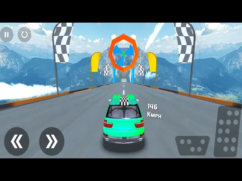 Police Car Stunt Games - Mega Ramps - Impossible Gt Stunt Car Race 2021 - Android Gameplay