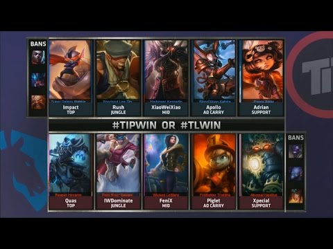 TIP vs TL Game 1 Highlights - TEAM IMPULSE vs TEAM LIQUID - Week 3 NA LCS SUMMER 2015