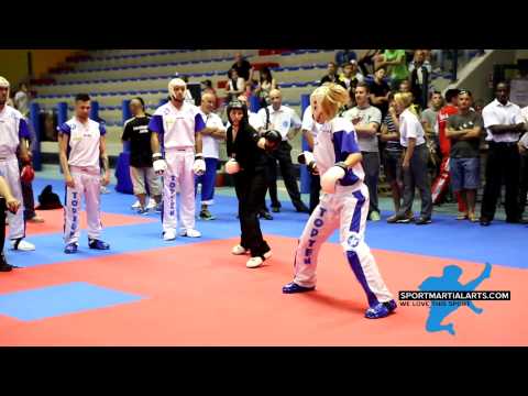 Henrietta Nagy v Carina Schutz - Team Finals - Bestfighter WAKO World Cup 2014