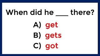English Grammar Challenge | Can You Score a Perfect 100%?