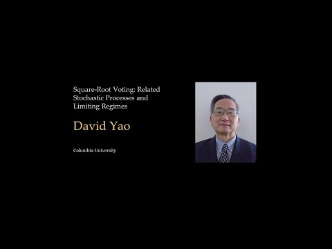 SNAPP Seminar  || David Yao (Columbia University) ||  May 23, 2022